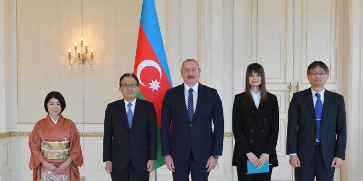 Azərbaycan Prezidenti İlham Əliyev Yaponiyanın ölkəmizdə yeni təyin olunmuş səfirini qəbul edib