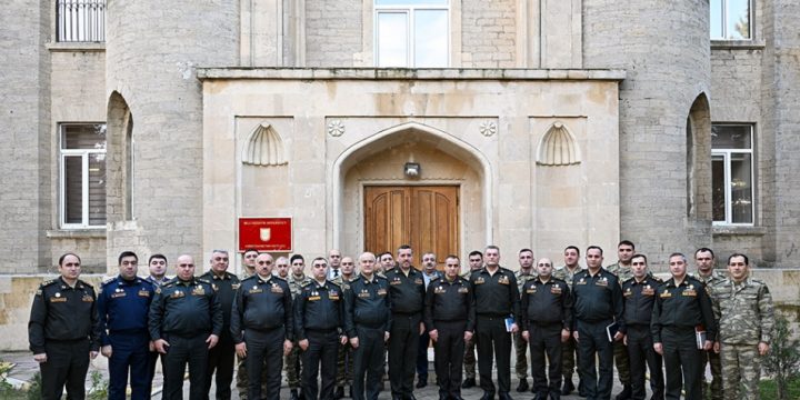 Əməliyyat-taktiki fakültənin dinləyicilərinin növbəti buraxılış mərasimi keçirilib