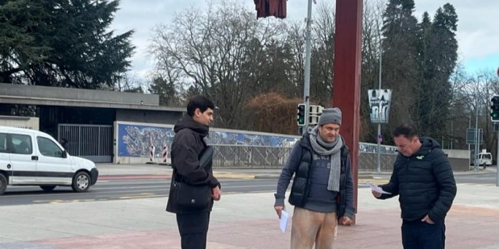 Azerbaijanis stage protest rally in Geneva against mine contamination in liberated territories