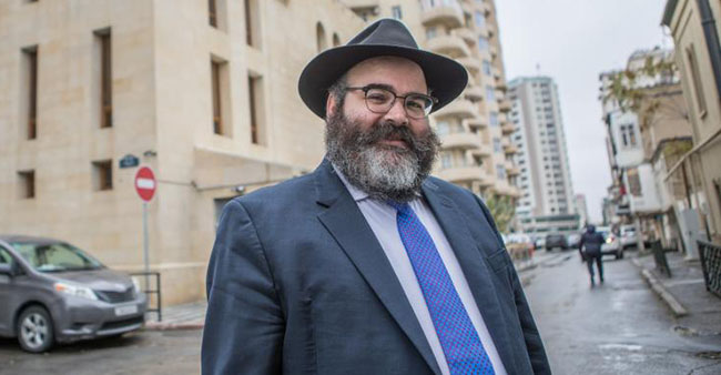 Ravvin Şneor Seqal: Azərbaycanda dini etiqad azadlığı ilə bağlı problem yoxdur, nəinki azadlıq, həm də dəstək var