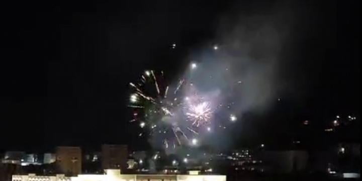 Azerbaijan’s Shusha city welcomes New Year’s fireworks