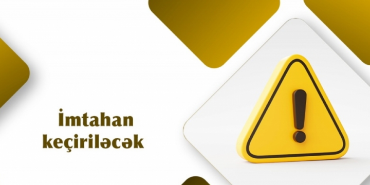 Magistraturaya sınaq imtahanında iştirak etmək üçün 718 nəfər qeydiyyatdan keçib