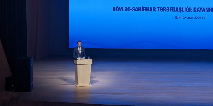“Dövlət-sahibkar tərəfdaşlığı: Dayanıqlı iqtisadiyyatın əsası” konfransının iştirakçıları bəyanat yayıb