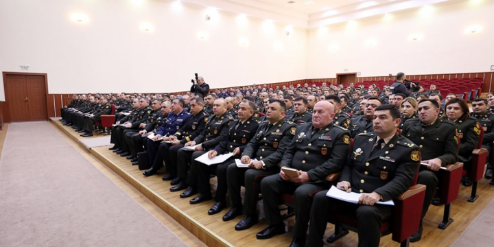 Azerbaijan Army conducts training-methodical sessions with personnel bodies` staff