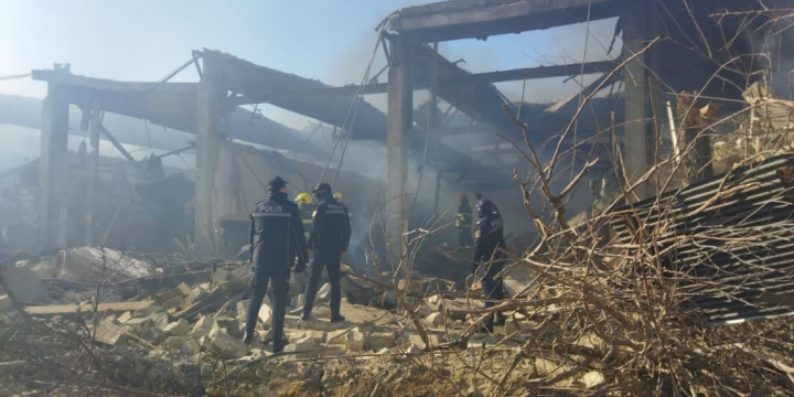 Azerbaijan Prosecutor General’s Office: Death toll in explosion and fire in a furniture workshop in Binagadi district of Baku reaches 6