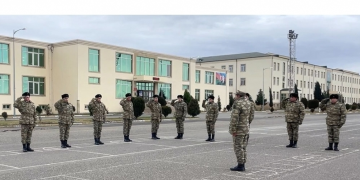 Admission of new conscripts in military units of Azerbaijani Army continues