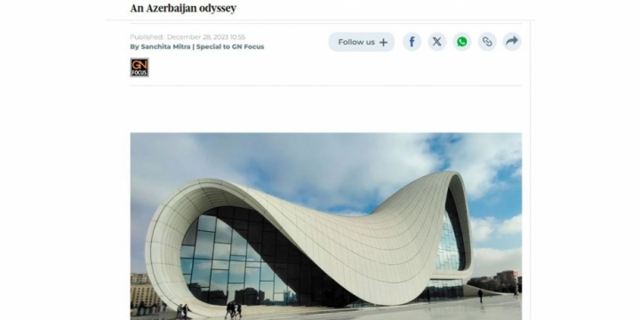 “Gulf News” posts article about Azerbaijan’s landmarks