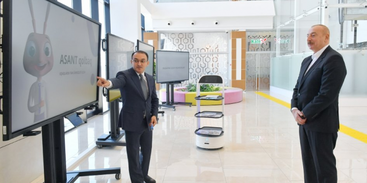 Prezident İlham Əliyev Lənkəran regional “ASAN xidmət” mərkəzinin açılışını edib