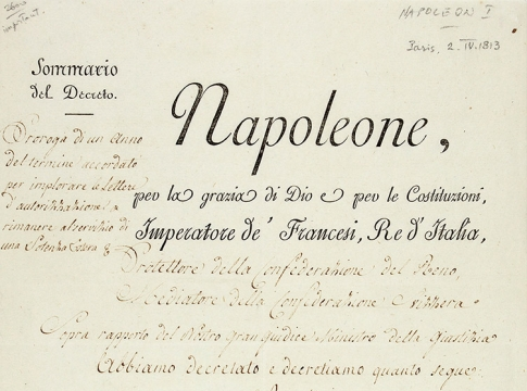 Napoleon Bonapartın avtoqrafları Moskvada hərraca çıxarılacaq