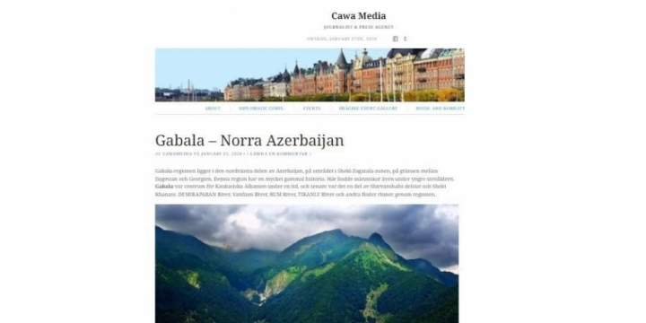 Gabala city’s mesmerizing nature in spotlight of Swedish Cawa Media agency