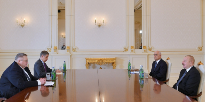 President of Azerbaijan Ilham Aliyev received Deputy Prime Minister of Russia Alexei Overchuk