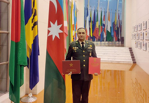 Azerbaijan Army’s serviceman graduated from Chinese Army Command College with honors