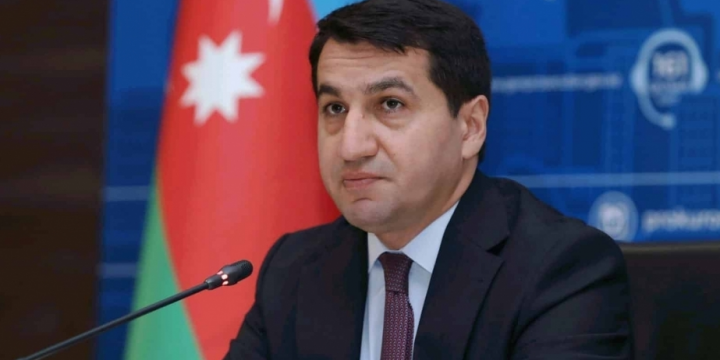 Hikmet Hajiyev expresses gratitude to Mevlut Cavusoglu and Fahrettin Altun for their firm position against injustice towards Azerbaijan