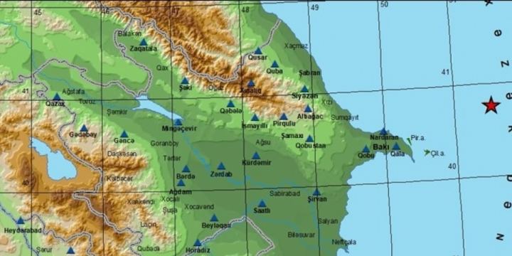 Magnitude 3.5 quake jolts Caspian Sea