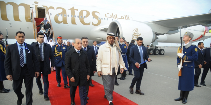 President of United Arab Emirates arrives in Azerbaijan for official visit