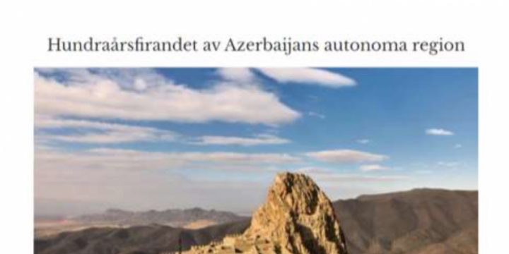 İsveç portalı Naxçıvan Muxtar Respublikası haqqında məqalə dərc edib