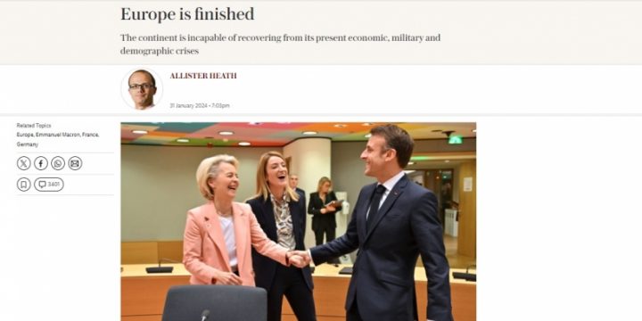 The Telegraph: Europe is finished