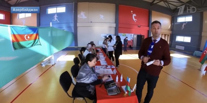 Rusiyanın “Birinci kanal”ında Azərbaycanda prezident seçkiləri barədə reportaj yayımlanıb