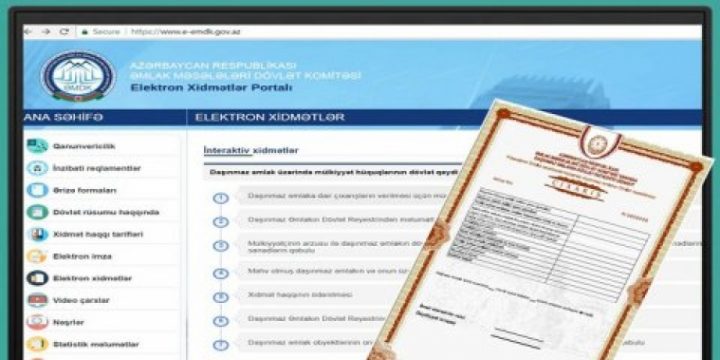 Torpaq sahələrinə dair plan və ölçü sənədlərinin, texniki pasportun verilməsi elektronlaşdırılıb