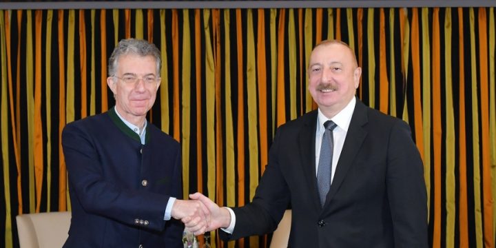 Prezident İlham Əliyev Münxen Təhlükəsizlik Konfransının sədri ilə görüşüb