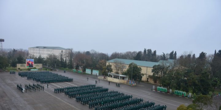 Gənc əsgərlərin andiçmə mərasimi keçirilib