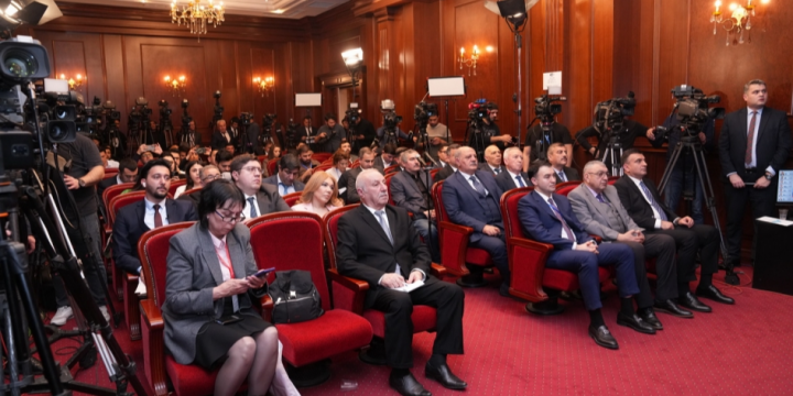 CEC: Based on preliminary data from 54.47 percent of polling stations, Ilham Aliyev gained 92.1 percent of the votes