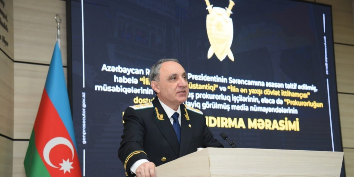 Baş Prokurorluqda mükafatlandırma mərasimi keçirilir