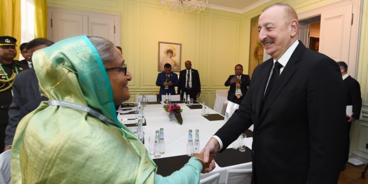 President of Azerbaijan met with Prime Minister of Bangladesh in Munich