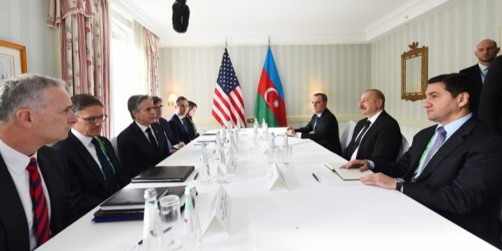 President of Azerbaijan Ilham Aliyev met with U.S. Secretary of State Antony Blinken in Munich