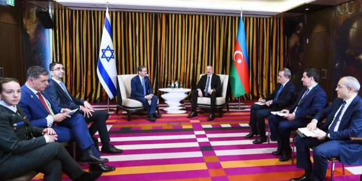 President of Azerbaijan Ilham Aliyev met with President of Israel Isaac Herzog in Munich
