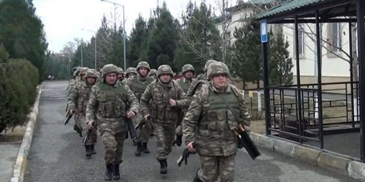 Azerbaijan Army Units conduct classes of new training period