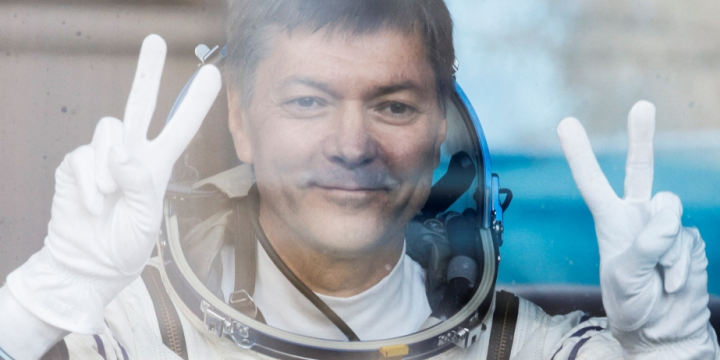 Cosmonaut Oleg Kononenko beats world record for most time spent in space