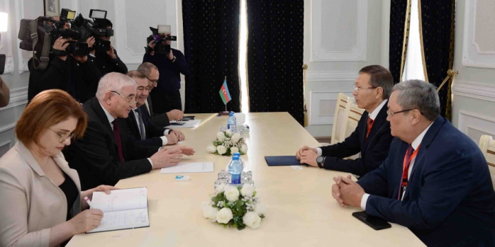 Chairman of Azerbaijan`s Central Election Commission meets with his Kazakh counterpart