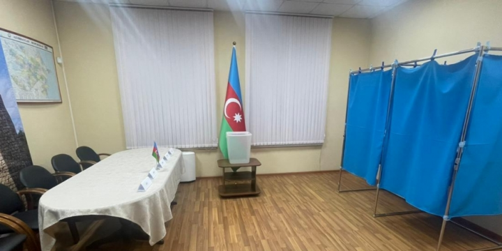 Azərbaycanın Yekaterinburq şəhərindəki baş konsulluğunda seçki məntəqəsi yaradılıb