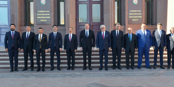 President Ilham Aliyev received delegation consisting of members of Grand National Assembly of Türkiye