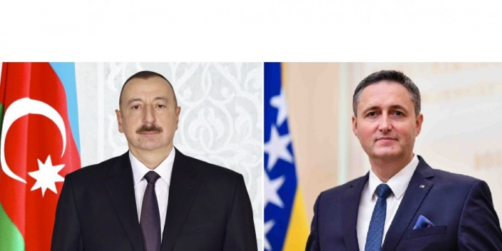 Bosniya və Herseqovinanın Rəyasət Heyətinin üzvü Prezident İlham Əliyevi təbrik edib