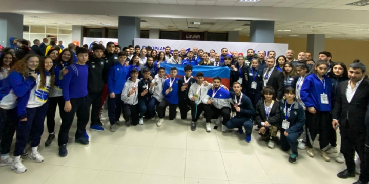 Azerbaijani karate fighters claim eight European medals in Tbilisi