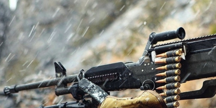 Azerbaijani Army positions subjected to fire