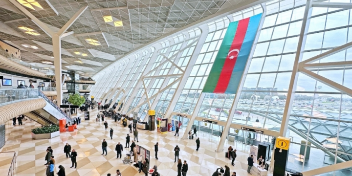 Passenger traffic at Baku airport on international routes increased by 40% in January