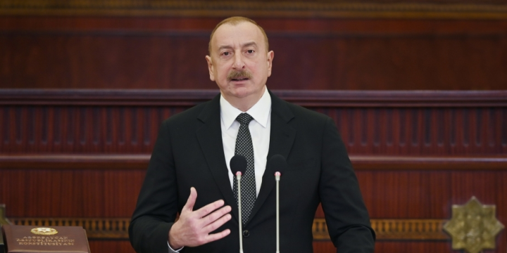 President Ilham Aliyev: Army building process will be continued