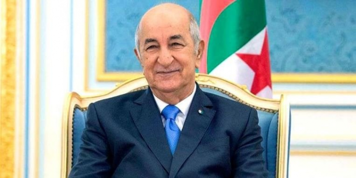 Əlcəzair Xalq Demokratik Respublikasının Prezidenti Prezident İlham Əliyevi təbrik edib