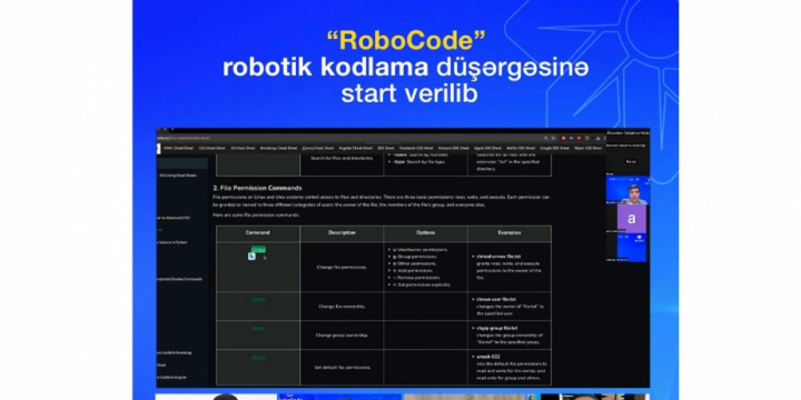 “ASAN xidmət”in “İnnovasiyalar Mərkəzi”i robotik kodlama düşərgəsi təşkil edir