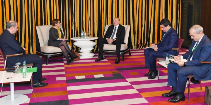 Münxendə Prezident İlham Əliyev ilə Avropa Yenidənqurma və İnkişaf Bankının prezidentinin görüşü olub 