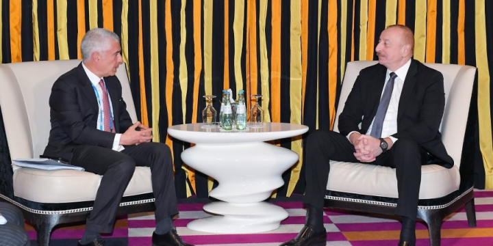 President of Azerbaijan Ilham Aliyev met with Co-General Manager of Leonardo S.p.A in Munich