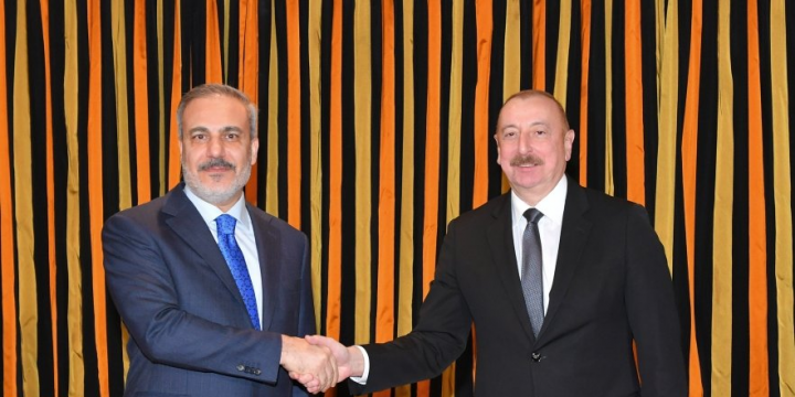 President of Azerbaijan Ilham Aliyev met with Foreign Minister of Türkiye in Munich