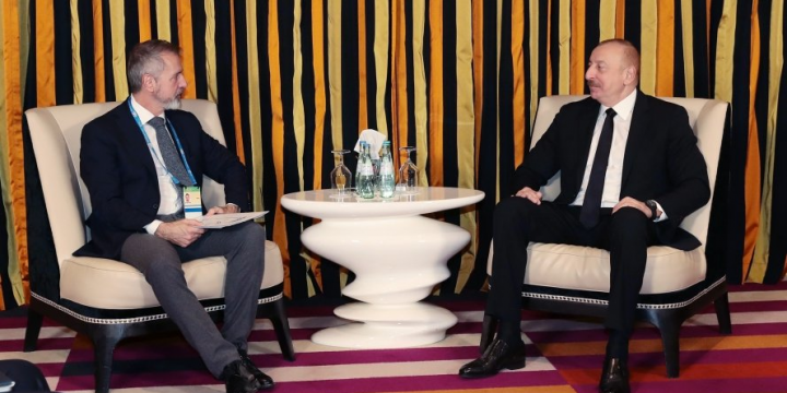 President of Azerbaijan Ilham Aliyev met with Chairman of Board of Directors of Indra in Munich