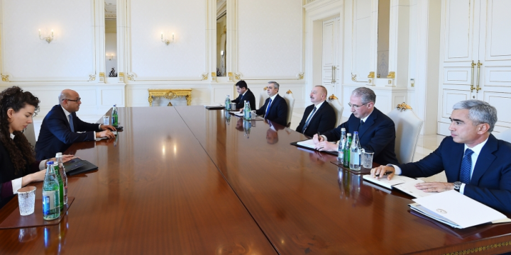 President Ilham Aliyev received Executive Secretary of UN Framework Convention on Climate Change 