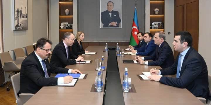 Ceyhun Bayramov Avropa İttifaqının Cənubi Qafqaz üzrə xüsusi nümayəndəsini qəbul edib