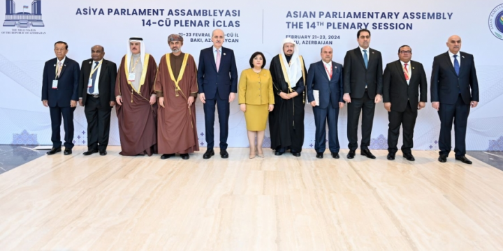 First day of 14th plenary session of Asian Parliamentary Assembly wraps up in Baku