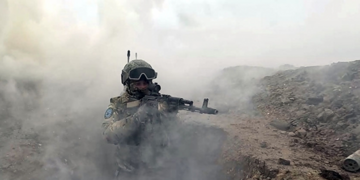 Azerbaijan Naval Forces hold training exercises with Marine special forces